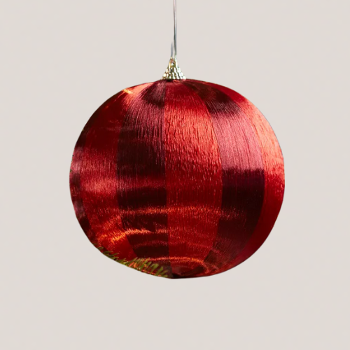 A red silk thread bauble