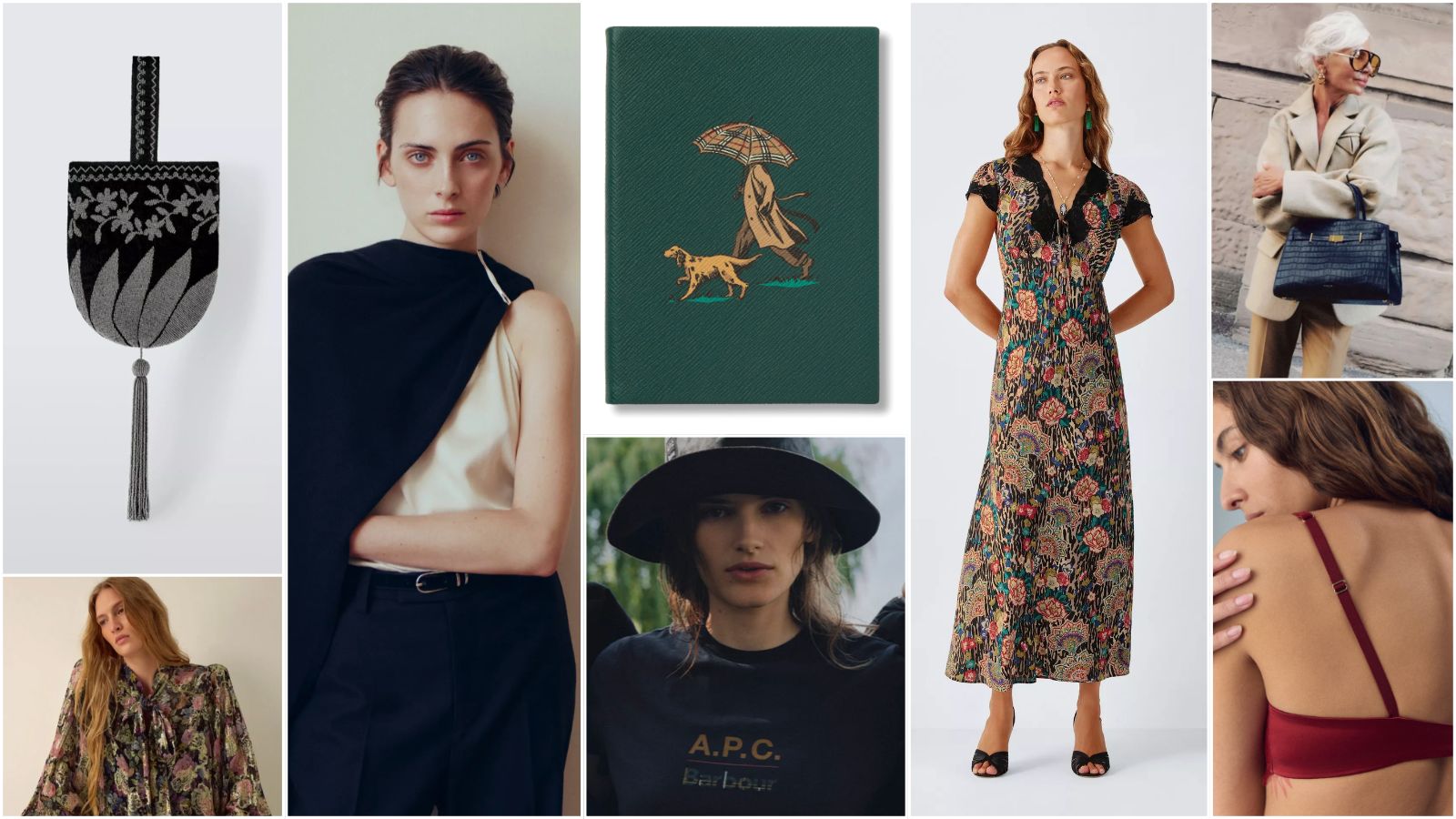 Rixo/Rise&amp;Fall/Barbour/Burberry/M&amp;S/DeMellier/Marie Claire
