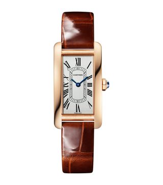 Cartier Rose Gold Tank Américaine Watch 35mm | Harrods Uk