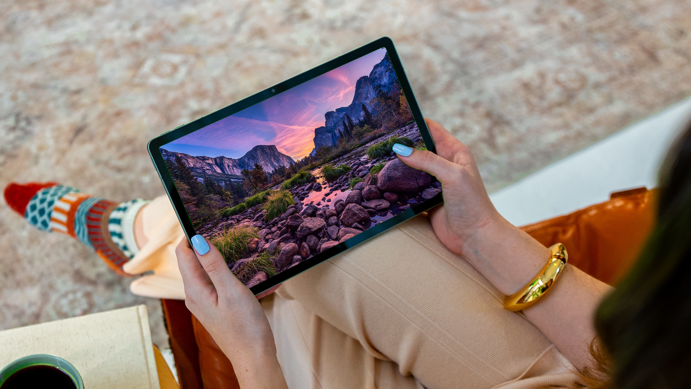 The screen of the Moto Pad 2026