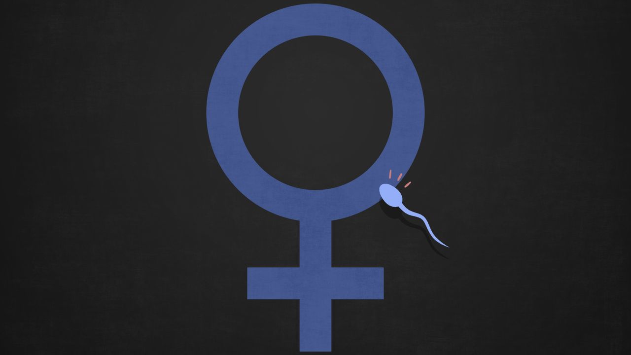 The female symbol.