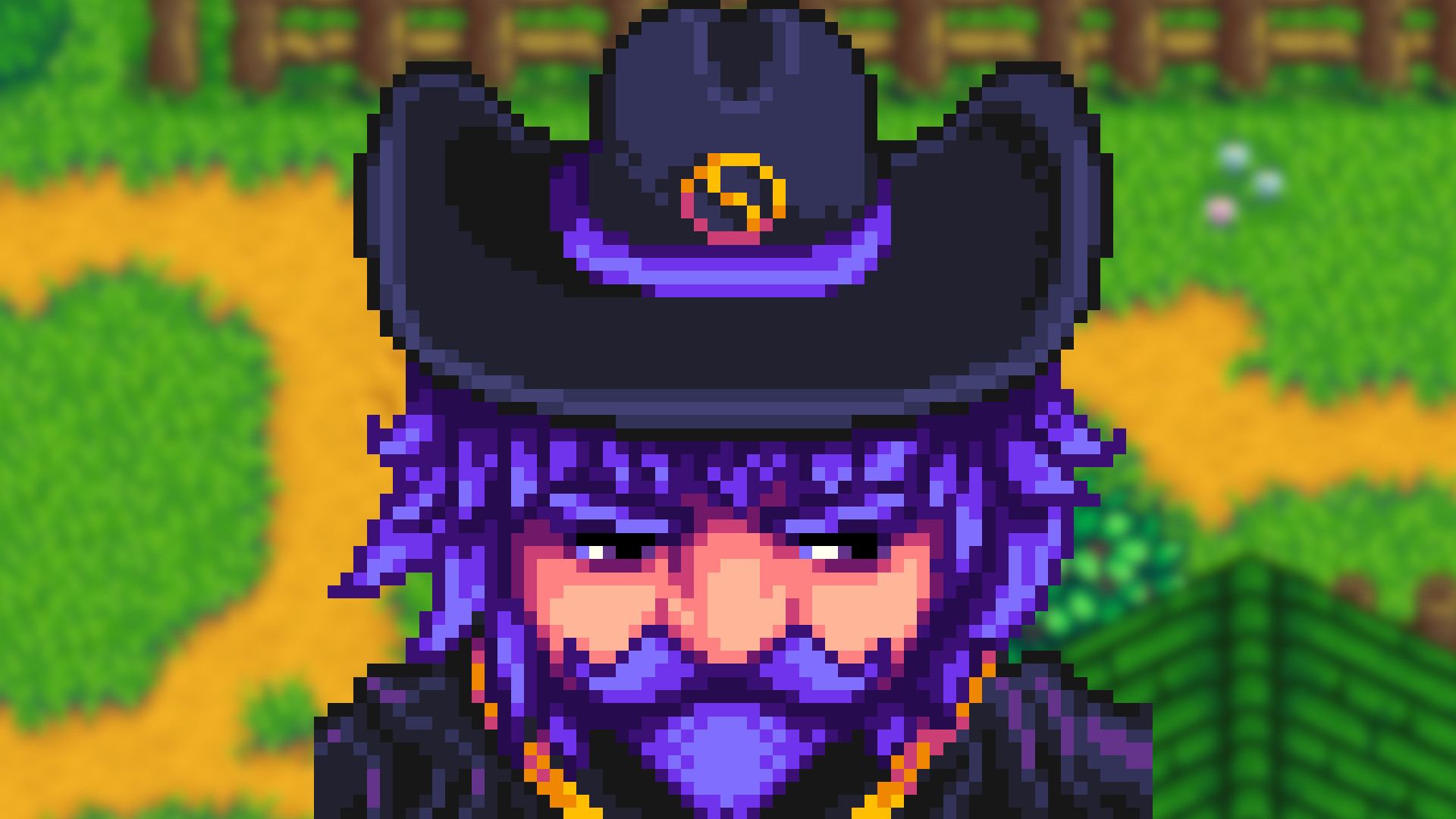 A Stardew Valley character