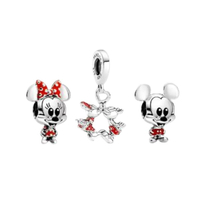 Disney Mickey and Minnie Charm Gift Set:  WAS £150