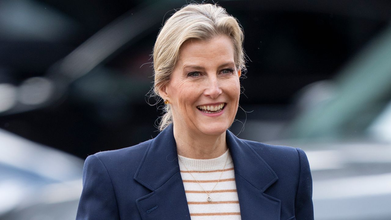 Sophie, Duchess of Edinburgh during a visit to The British Cycling National Track Championships