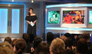Big Brother 21 host Julie Chen in front of live audience 2019 CBS