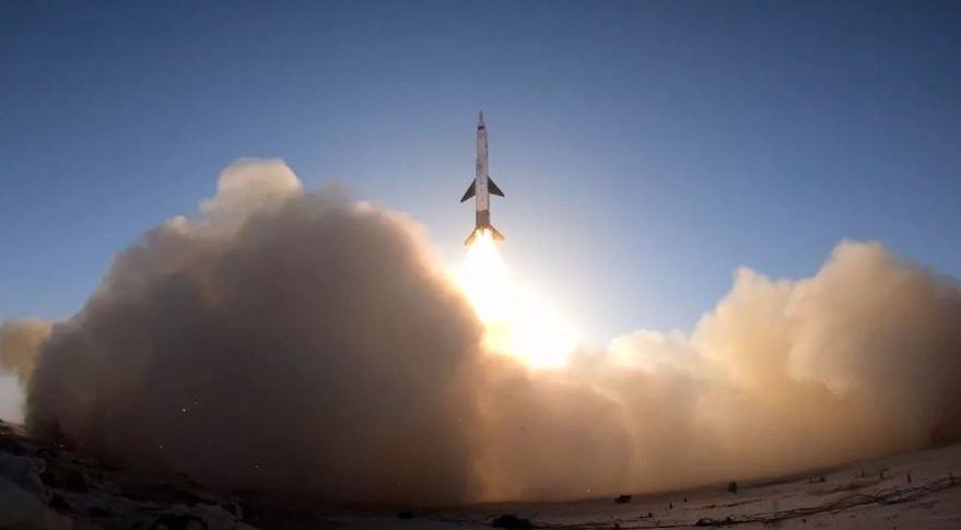 Liftoff of the Jiangeng-1 technology demonstration vehicle on April 23, 2019.