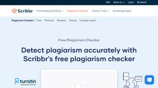 Website screenshot for Scribbr