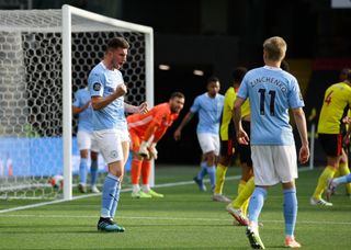 Manchester City won their fourth consecutive match in the Premier League with a 4-0 victory at Watford