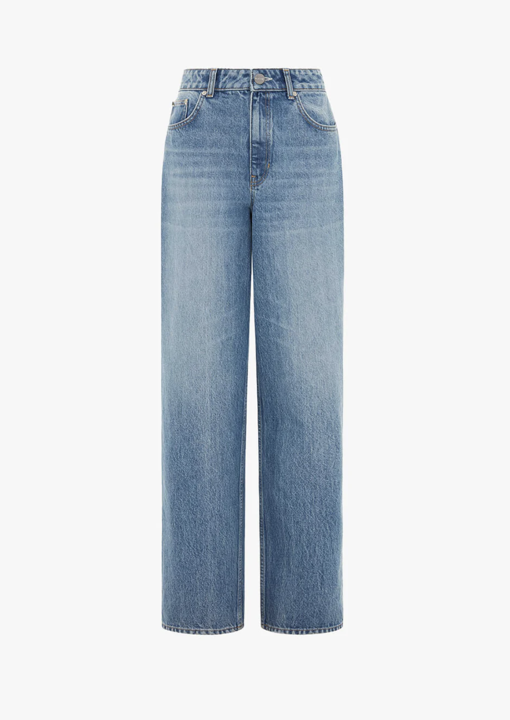ALIGNE, High Rise Straight Leg Jeans