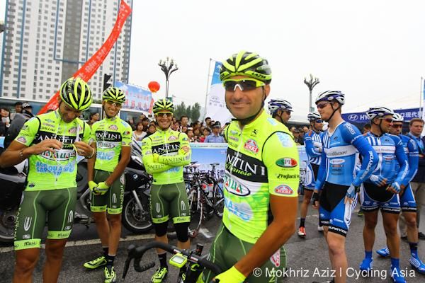 The Vini Fantini team happy to be racing in Asia