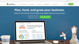 Website screenshot for LivePlan