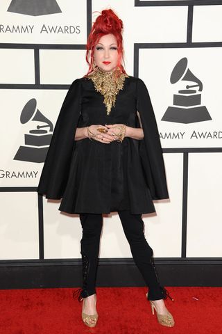 Cyndi Lauper At The Grammys 2014