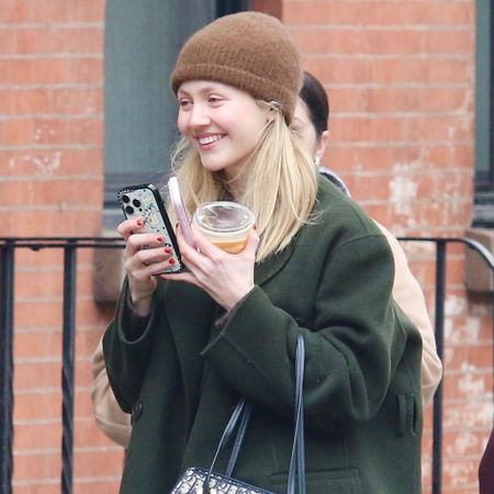 Iris Apatow wears Ugg boots