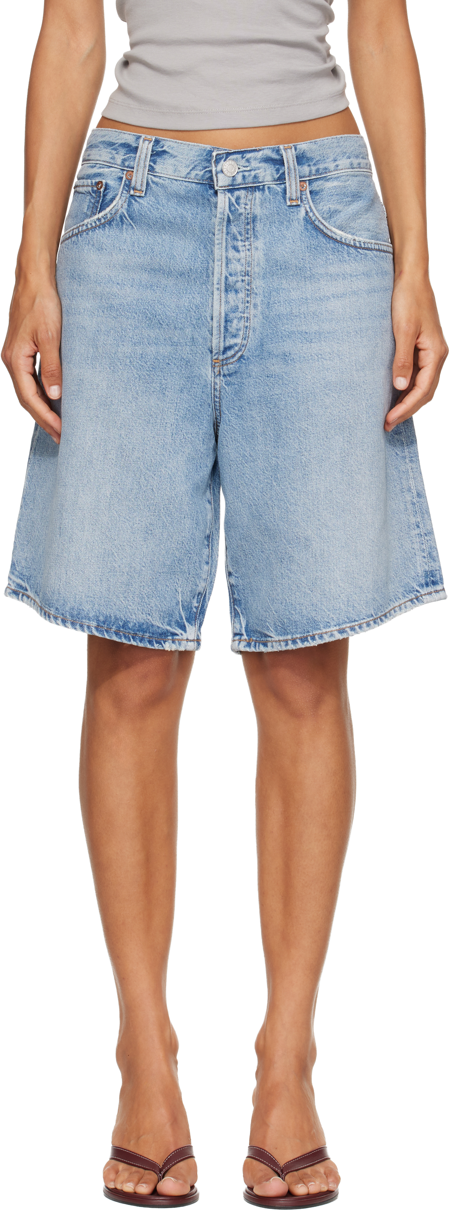 Blue Indra Denim Shorts