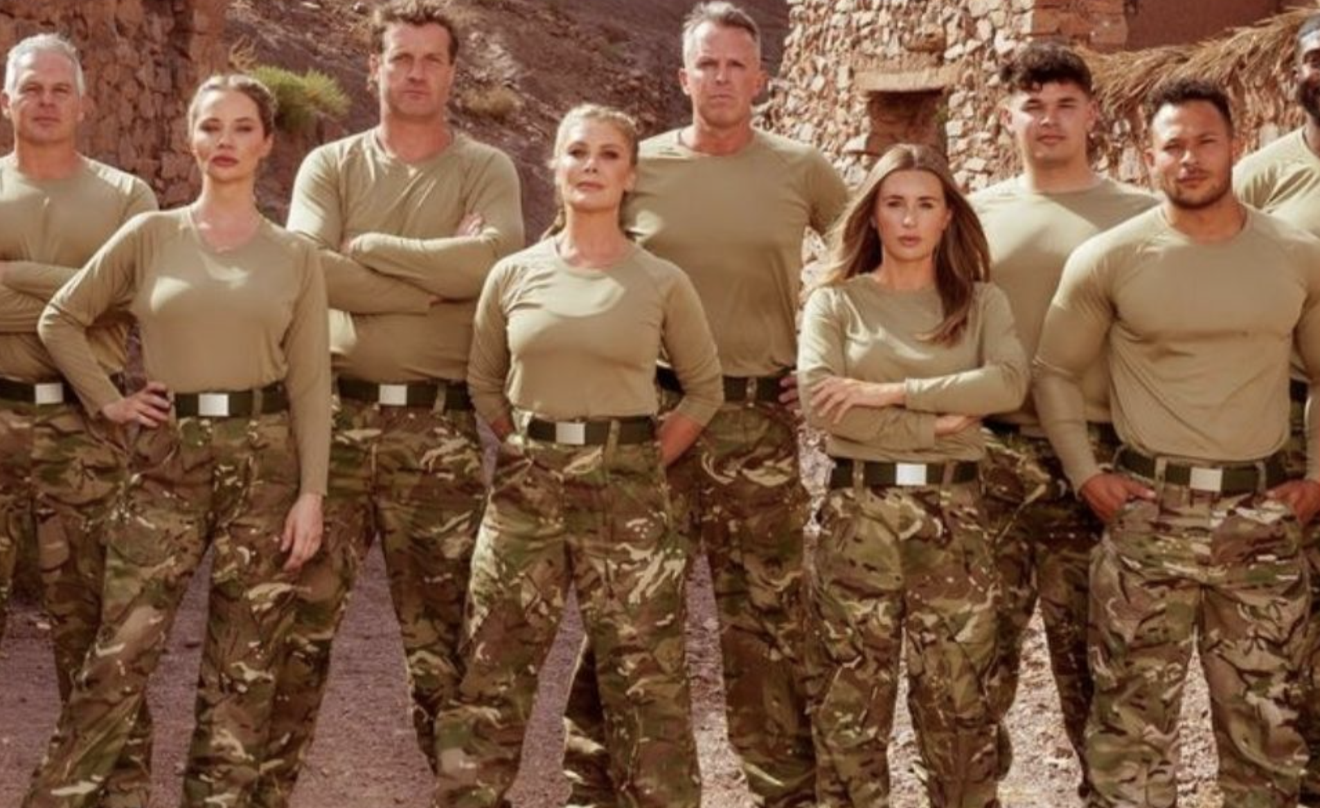Celebrity SAS 2026 cast in military gear - Watch new series from Sun 4 Jan