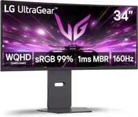 LG LG 34600A-B 34" WQHD Curved Gaming MOnitor