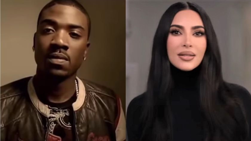 Ray J in &quot;One Wish&quot; video and Kim Kardashian on The Kardashians.