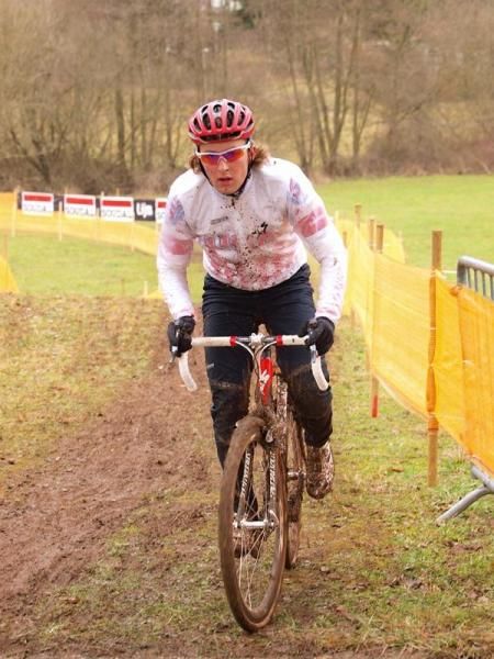 American U23 'cross Worlds team member Cody Kaiser trains on the St. Wendel circuit.