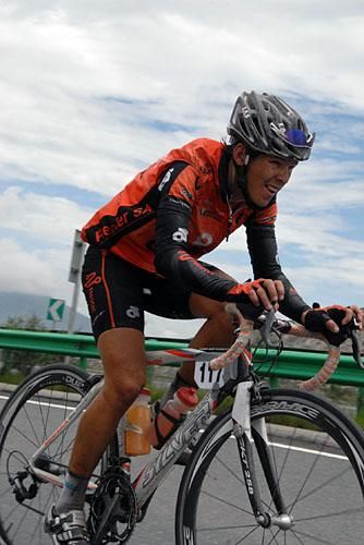 David Maree shows the strain of a tough fourth stage.