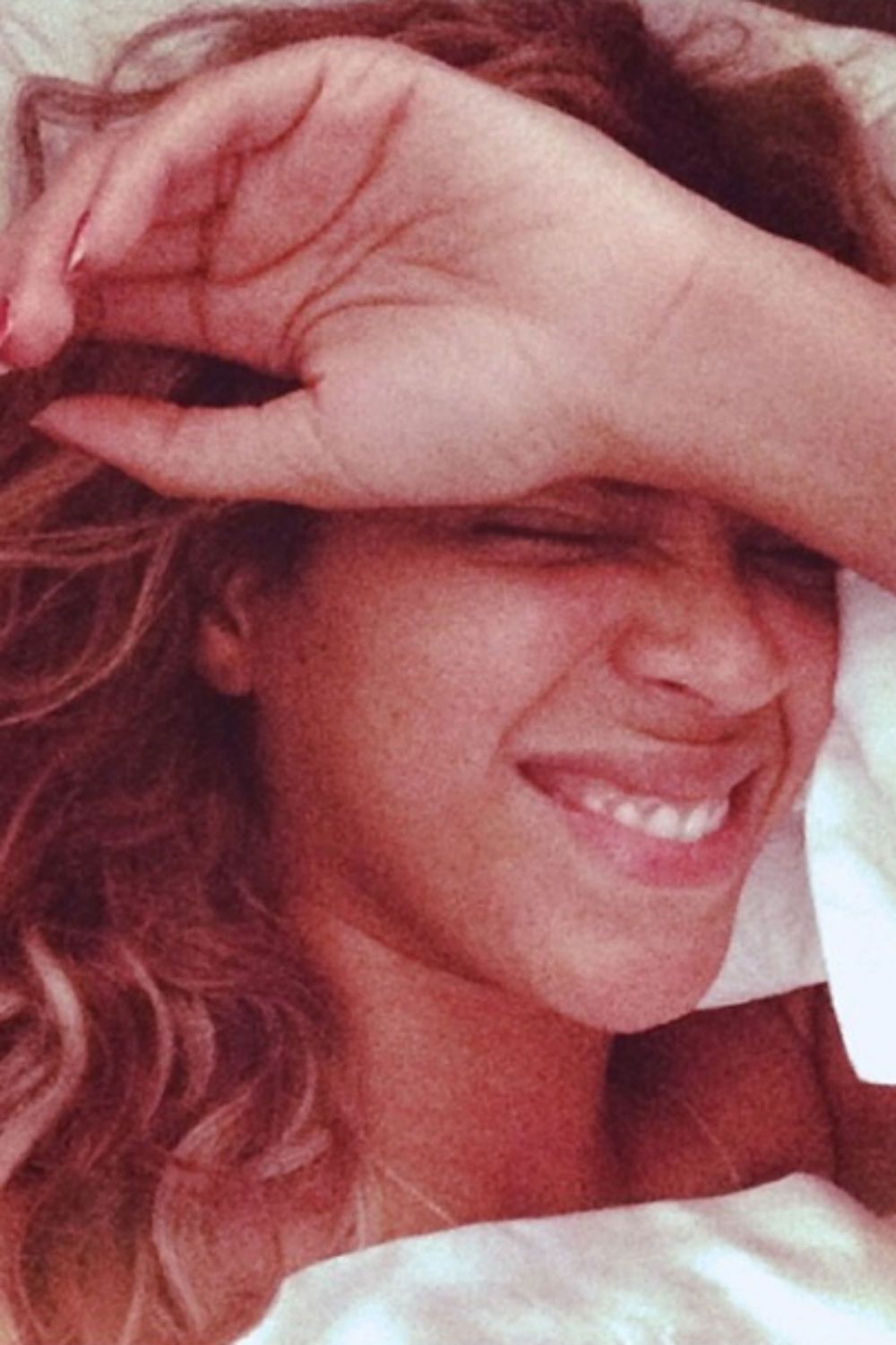 Beyonce no makeup selfie