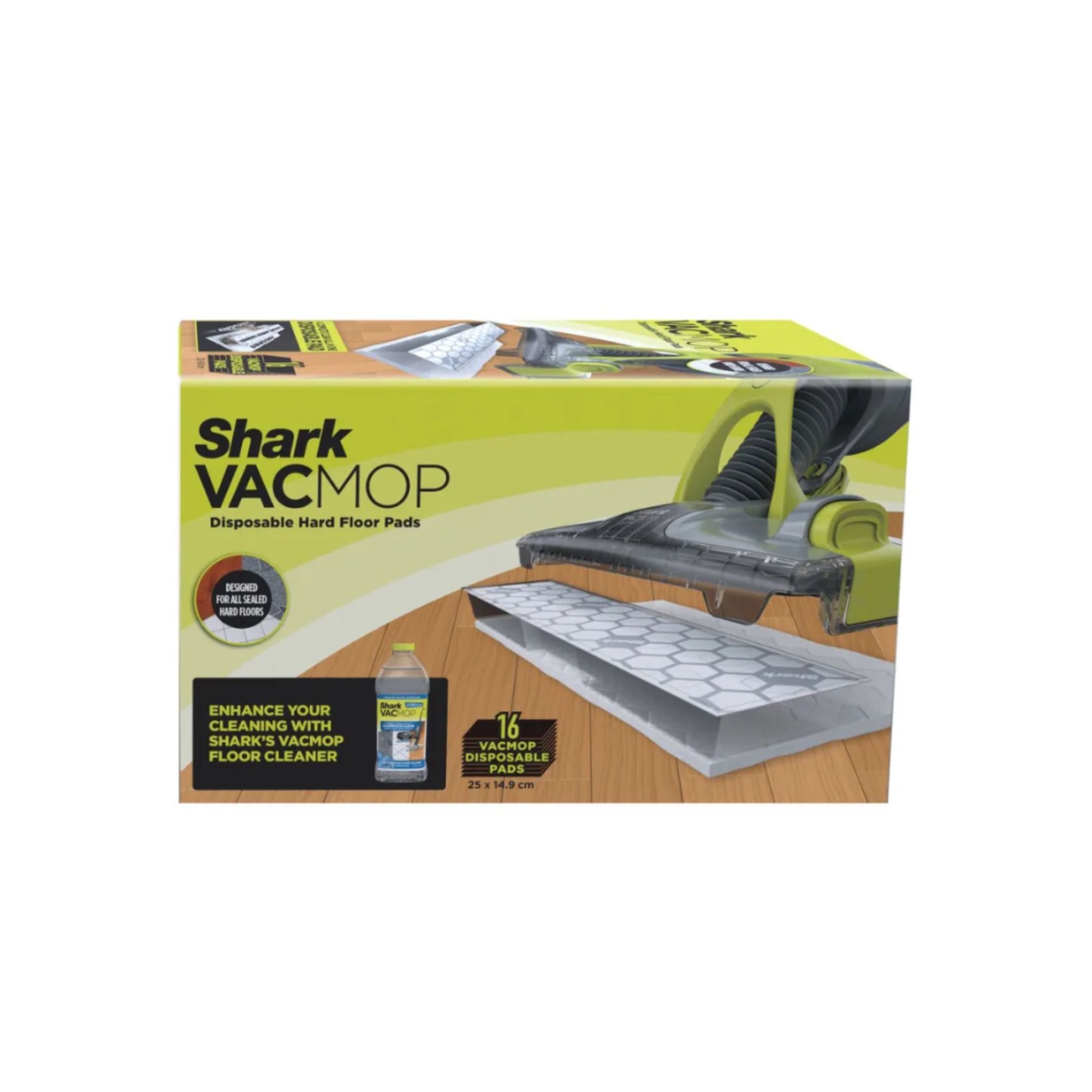 Shark VacMop - Disposable Hard Floor - 16 Replacement Pads