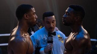 Michael B. Jordan and Jonathan Majors in Creed III