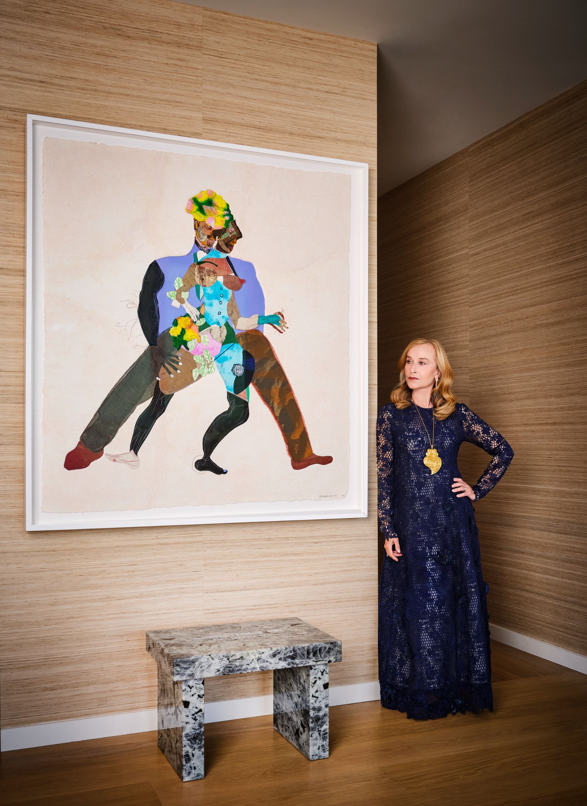 Interior of ambassador Randi Charno Levine apartment in Manhattan, designed by Kelly Behun