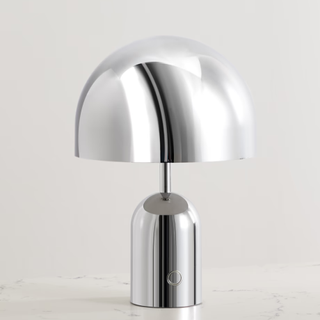 silver chrome table lamp