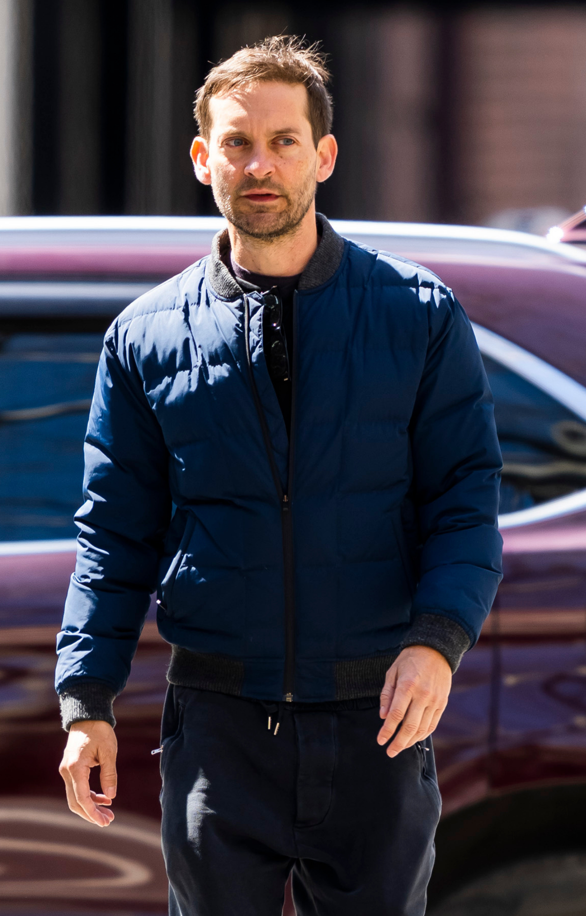 Tobey Maguire in Tribeca