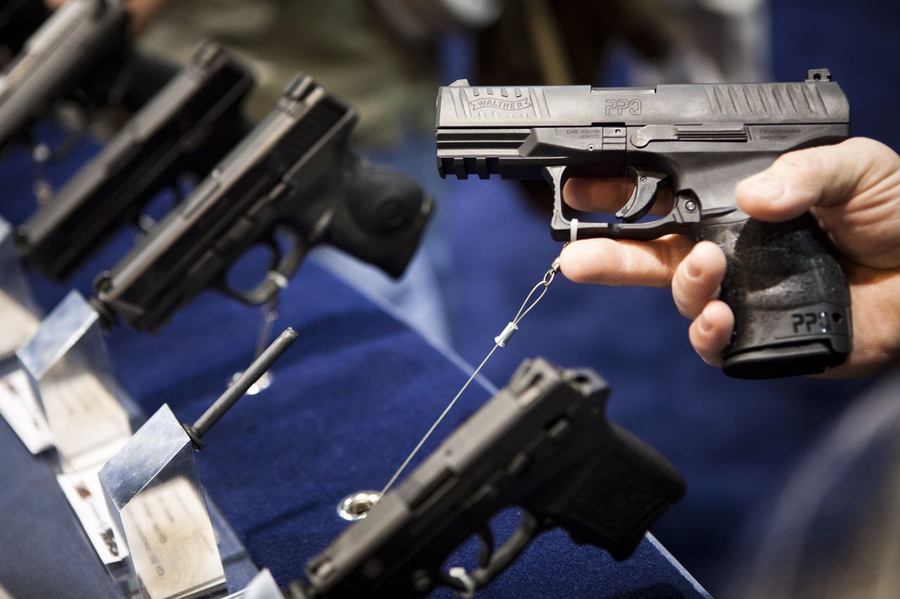 A gun show in Reno, Nevada.