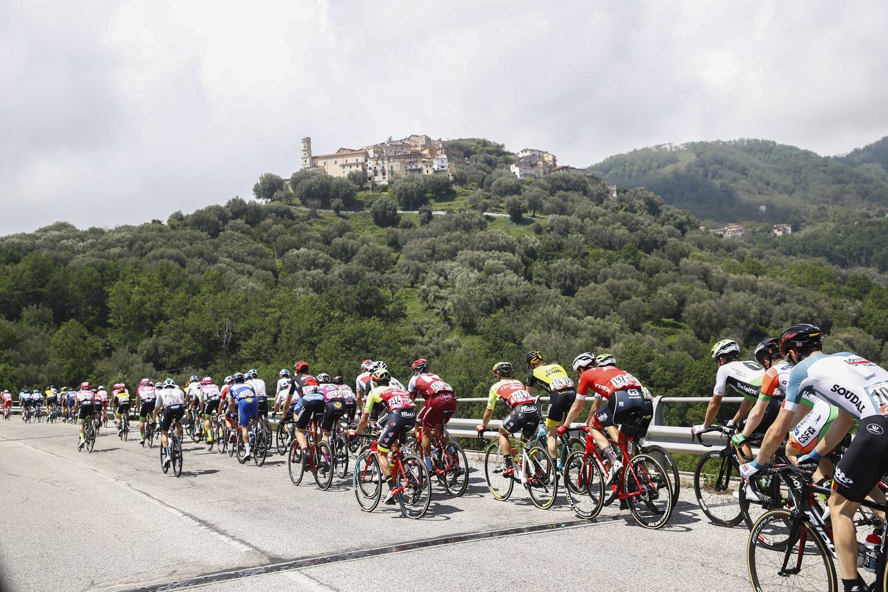Stage 8 of the Giro d'Italia to Montevergine di Mercogliano