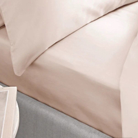 Bianca Cotton 400 Thread Count Fitted Sheet Oyster, was £80 now £28.99 at Terrys (King size)
