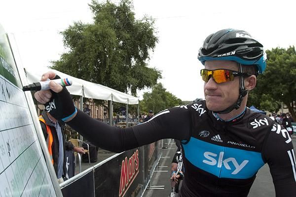 Michael Rogers (Team Sky) from the Australian Capital Territory signs on in Buninyong for the men's elite road race championship.