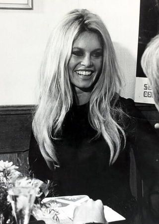 Brigitte Bardot Black & White photo