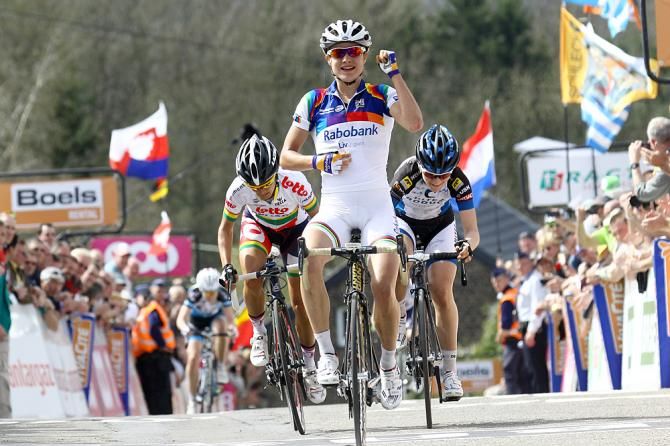 Marianne Vos (Rabo-Liv Giant) wins the 2013 La Fl&egrave;che Wallonne F&eacute;minine