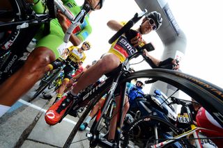 Tejay van Garderen wore yellow earlier this year at the Criterium du Dauphine.