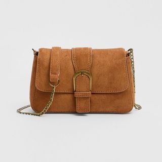 Crossbody bag with buckle 