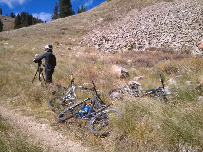 Shooting with Devon Balet on Burro Pass.