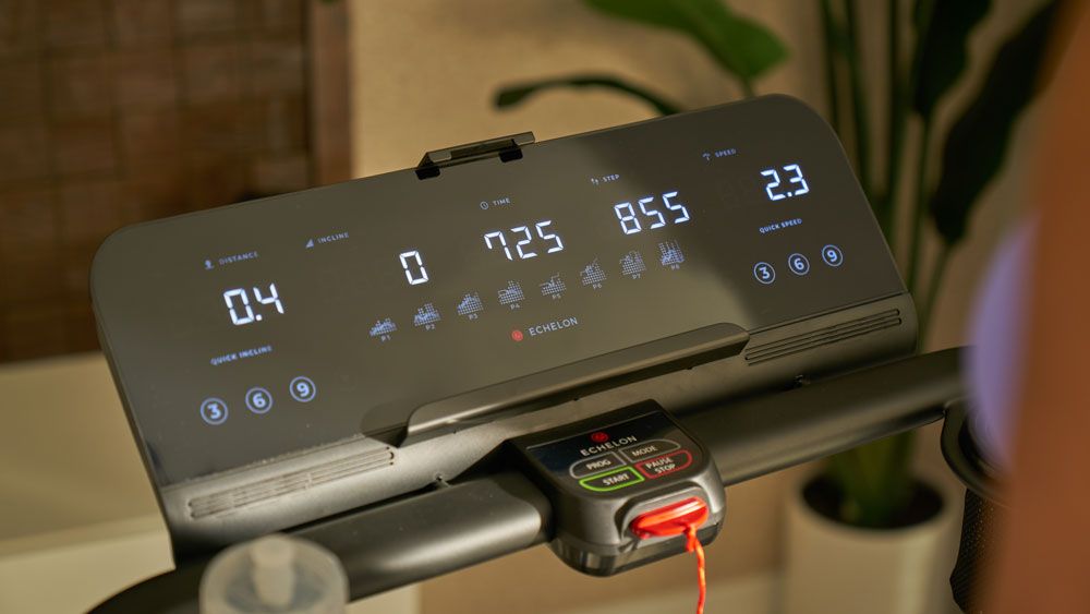 Echelon Stride Treadmill console