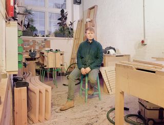 Sebastian Cox in his Greenwich workshop
