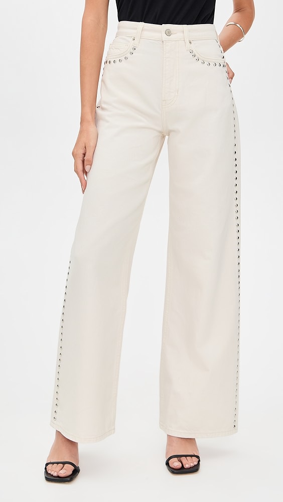 Reformation Cary High Rise Slouchy Wide Leg Jeans