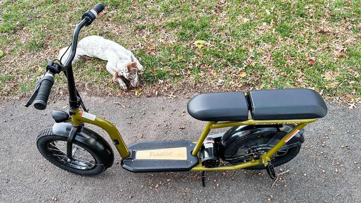 Razor EcoSmart Cargo review An electric scooter built for two Tom's