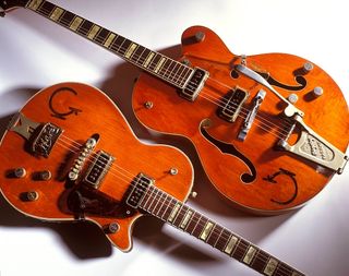 Gretsch Chet Atkins 6120 Hollow Body and 6121 Solid Body signature guitars