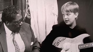 B.B. King with a young Joe Bonamassa