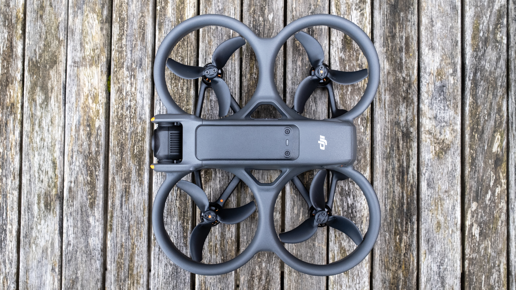 DJI Avata 2 on a wooden table