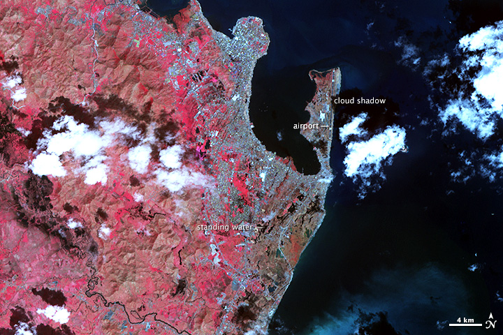 Haiyan Aftermath NASA Earth Observatory View