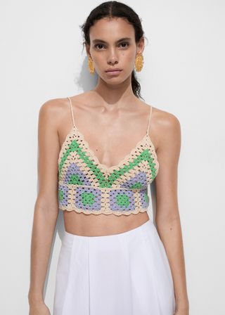 Combined Crochet Top