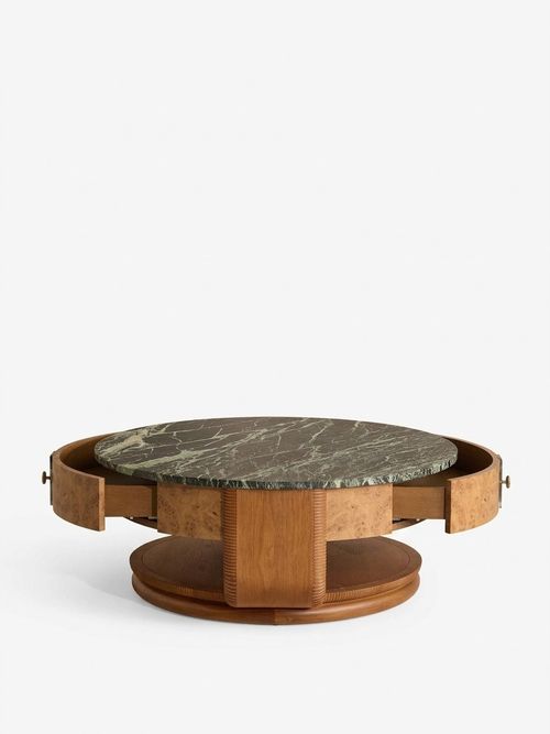 Basil Coffee Table in Napoli Green Marble