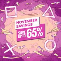 November Savings: up to 65% off @ PlayStation Store
