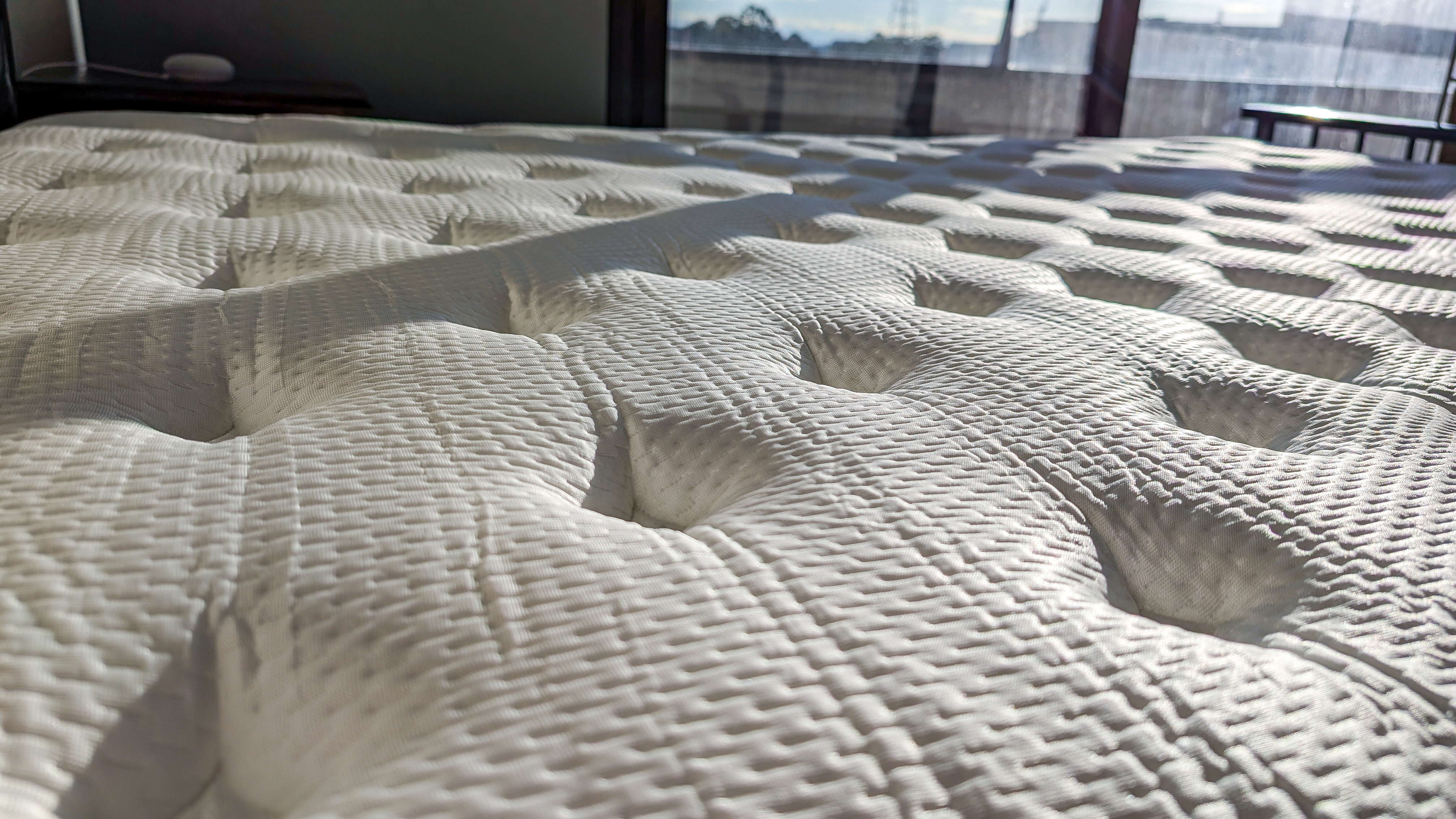 The top plush layer of the Origin LumbarCloud mattress